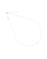 MARQUIZE NUDE DIAMOND 0,10 CT NECKLACE 